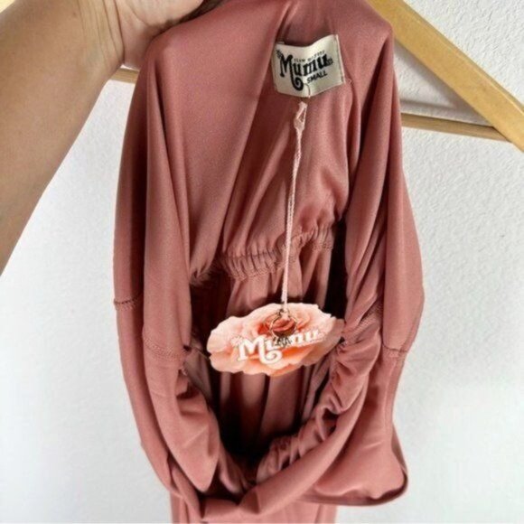 NEW Show Me Your Mumu Kendall Maxi Bridesmaid Dress Rustic Mauve Size S - Picture 13 of 13